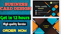 make a visiting card in lowest price and high quality foryou