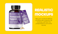 create a supplement label design and product label design