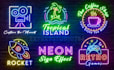 design 3 neon logo or neon sign light for you in just 8 hours