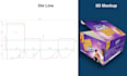 design packaging dieline and kld using cad software
