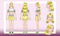 draw character design reference sheet