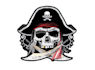 design high quality pirate logo with free source file