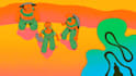 create animated trippy psychedelic lyric music song video