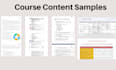 create your online course content and curriculum