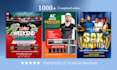 make a party, event flyer, and instagram flyer design
