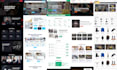 build a responsive website with an advanced admin panel