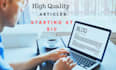 write cheap high quality articles for your website quickly in any niche