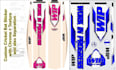 do professionally custom bat sticker designs cricket bat stickers