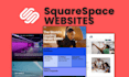 do squarespace landing page, wix squarespace website design