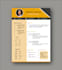 do professional, eye catching resume design and modern cv template