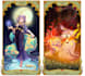 draw ur oc,anime character in tarot card art style