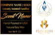 design luxury candle logo