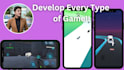 develop game 2d and 3d for mobile and PC in unity game development