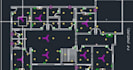 design electrical and lighting floor plan on autocad and revit