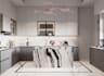 design modern kitchen interior in 3d and render