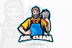 give creative cleaning logo design with new concepts
