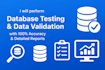 database testing , data validation