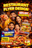design restaurant flyer, food poster or menu design professionally