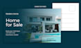 create professional real estate postcard, flyer, or brochure design