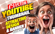 design amazing youtube thumbnail design
