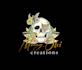 design a brilliant skull flowers logo