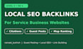 do local SEO backlinks and guest posts for service business websites