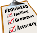 professionally proofread and edit any contents in french