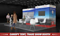 design canopy tent, backdrop and table cover