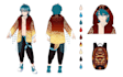 draw you a character reference sheet
