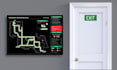 design professional emergency evacuation map, fire exit plan