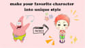 create chibi cute mascot