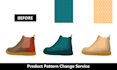 do image pattern change and color change in photoshop