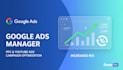 be your google ads manager, PPC, youtube ads campaign, adwords