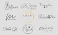 design handwriting, scripted, signature, cursive, simple logo