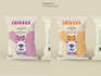 design baby, kids product label or kids toothpaste