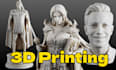 sculpt 3d character modeling for 3d printing design stl