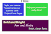 style your text with eye catching fonts and effects