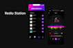 best music app design for mobile application