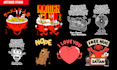custom cartoon and parody tshirt design