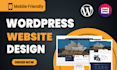 build wordpress responsive website or website redesign