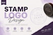 design a modern stamp logo, vintage badge and rubber stamp