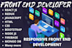 be your web developer in react js and nodejs