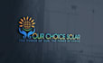 do make an modern solar panel logo