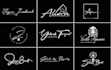 design a handwritten, signature, handwriting, scripted logo