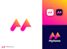do elegant abstract logo design with unlimited revision