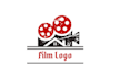 design good looking film logo with unique concept