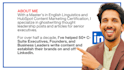 be your linkedin ghostwriter and linked in marketer to generate inbound leads
