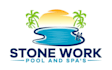 do make an modern custom pool and spa logo