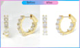 do jewelry retouching and touch up of 3 imagesst