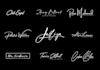 design handwritten, signature, cursive, startup logo